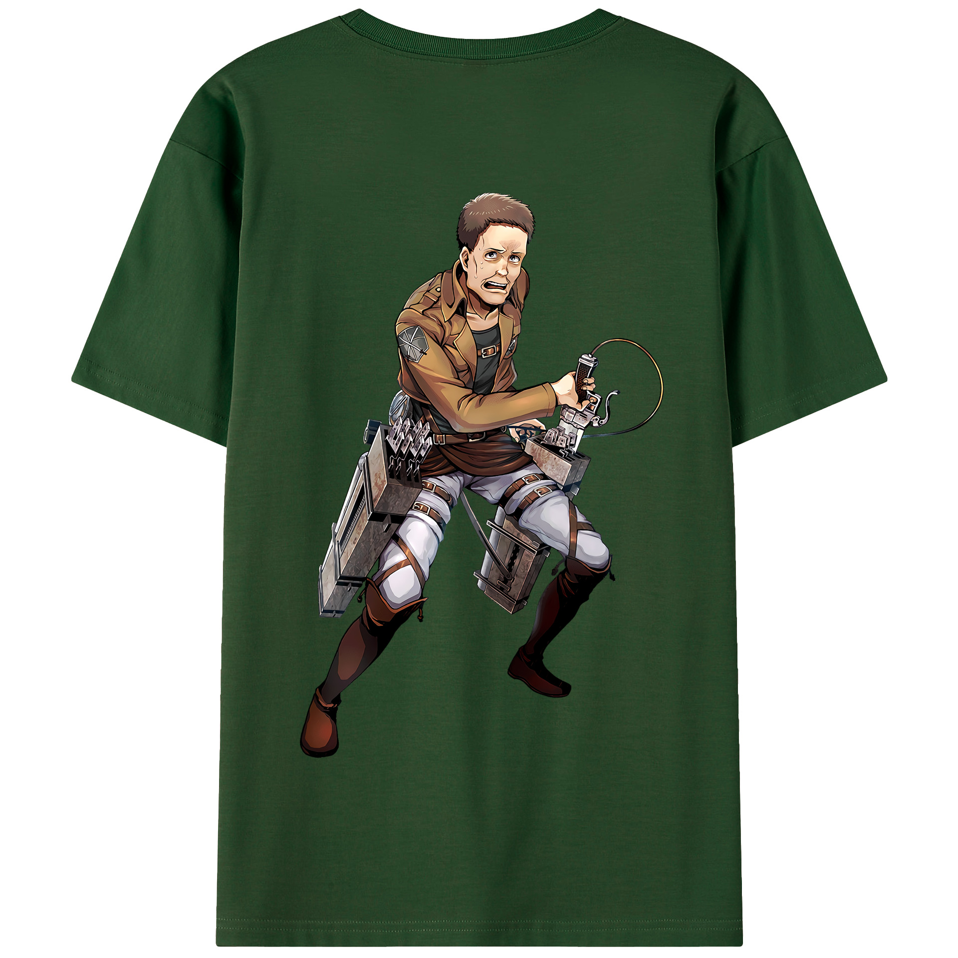 （画像用） 進撃の巨人 Attack on Titan 綿100％半袖Tシャツ（背面プリント）